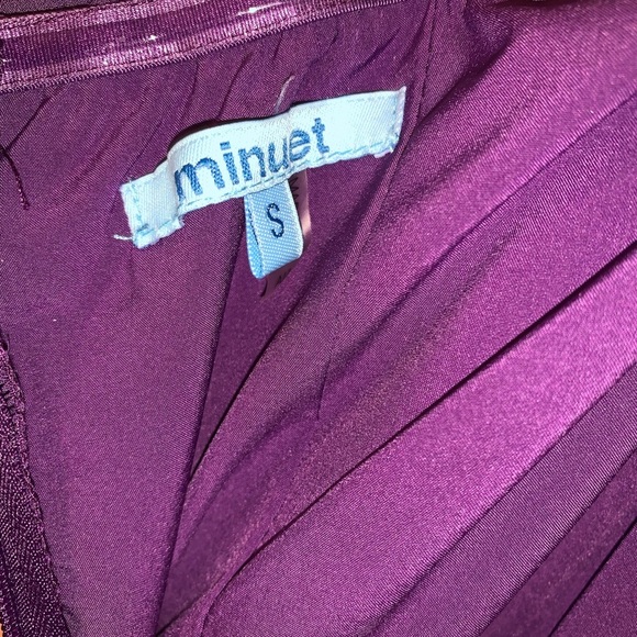 Minuet strapless chiffon dress - Picture 3 of 3